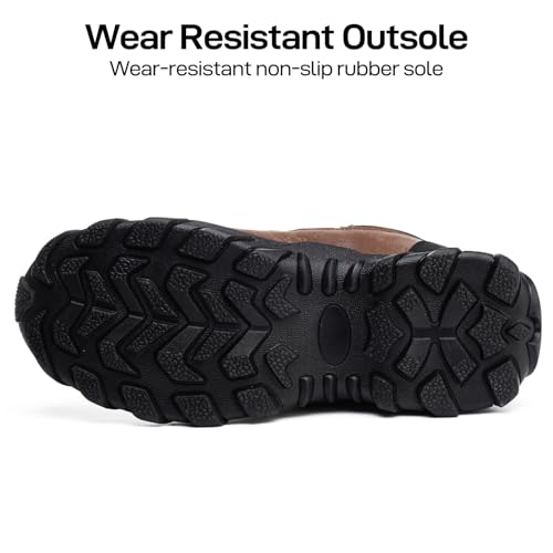 Steel Toe Work Boots for Men Safety Mens Work Boots Comfortable Slip Resistant Composite Toe Construction Shoes3