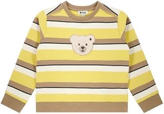 Woodland L002521107 - Sudadera para niño, diseño de rayas, color crema y dorado