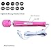Powerful Big Handheld Electric Body Massager Wand Vibrating, Hand Held Deep Tissue Muscle Massager for Woman Sports Recovery Muscle Massage Tool, Pink