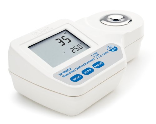 Hanna Instruments HI 96822 Refractometer for Measuring Salinity of Natural and Artificial Seawater