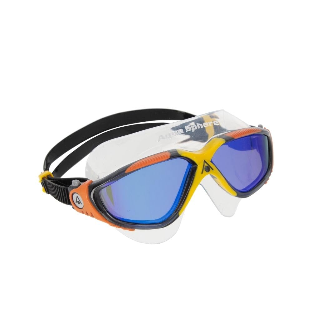 AQUASPHERE Vista - Swimming goggles, swimming pool goggles for men and women with UV protection and silicone seal, anti-fog and anti-leak lenses