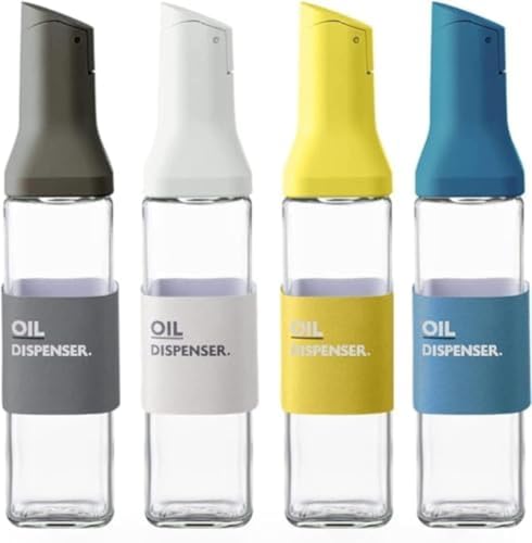 Zxyler �t���ꂵ�Ȃ��I�C���{�g�� 500ml 4 �{�Z�b�g ���C�g�O���[ �K���X�� �d�̓t���b�v�L���b�v �ݖ������E�������{�g�� �����p ������� (���񂲂����傭)