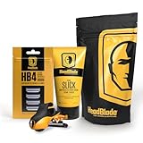 MOTO Men's Head Shaving Starter Kit with 5oz HeadSlick Shaving Cream, Shaving Razor, Blade Refills