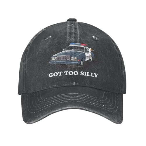 Image of Funny Goose Hat Silly Goose On The Loose Hat Men Baseball Hats Funny Cap