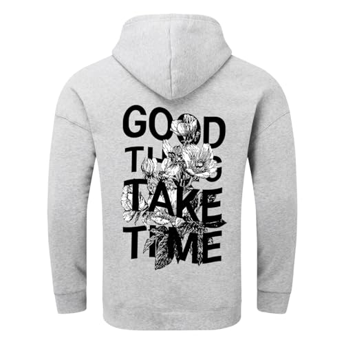 Men's Long Sleeve Hooded Sweatshirt Casual Lightweight Hoodies Pullover Drawstring Hoodie with Pocket Hoodie2