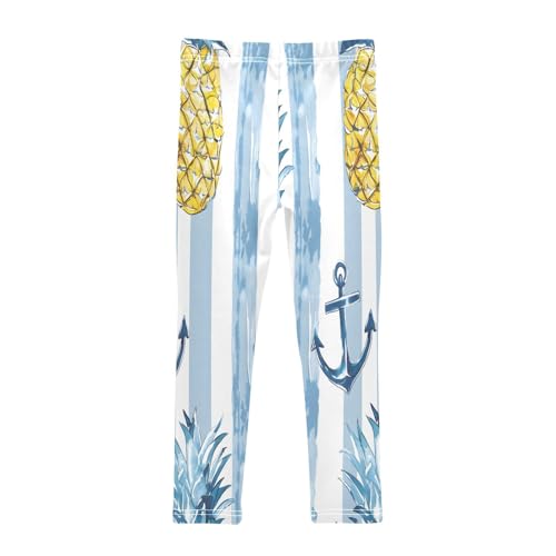 Toddler Girls Leggings Printed Yoga Pants Leggings Anchor in Pineapple for Kids2