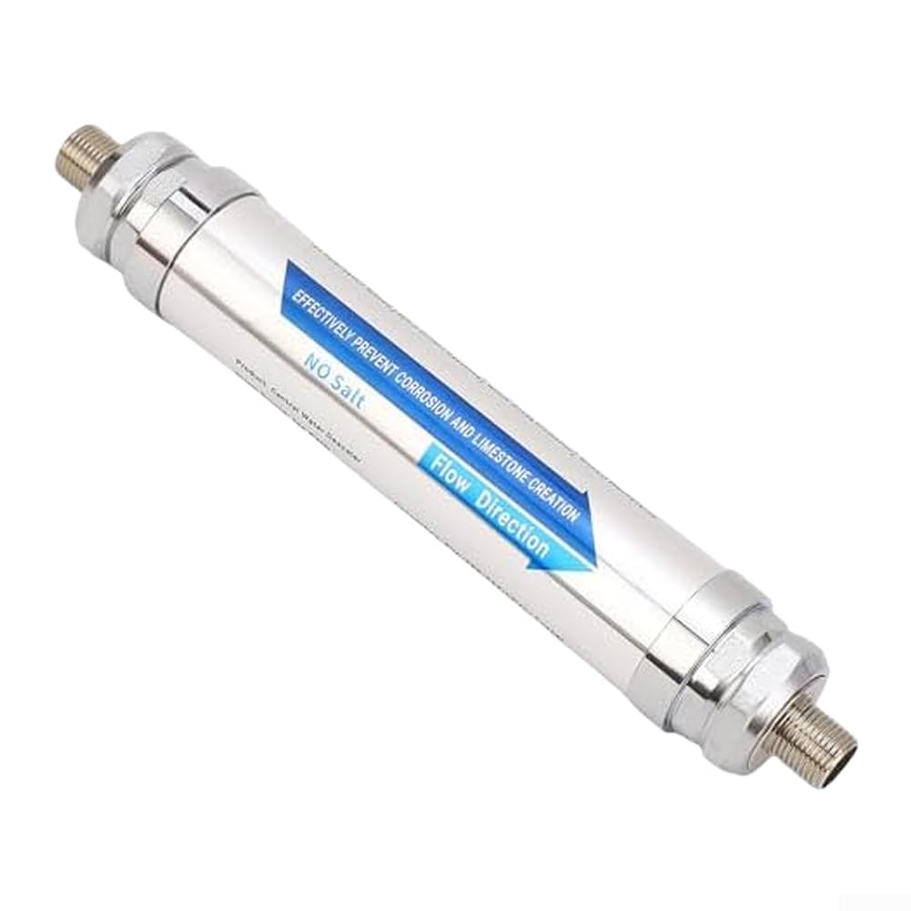 Addolcitore Acqua Acciaio DN15 Compatibile LPS Addolcitore Acqua(DN20) | Acciaio , rimozione minerali duri, protezione impianti idraulici, installazione per semplice, compatto 12x6.5cm