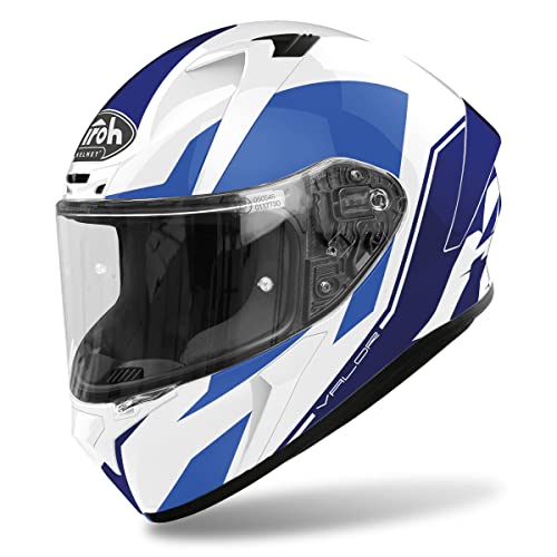 Airoh Helm Valor Wings Blue Gloss XL