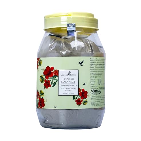 Shahnaz Husain Flower Botanics Carnation- Hibiscus Hair Powder | 1000g-image-47