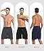 Kinglaman 5 Pack Mens Athletic Gym Workout Shorts with Zipper Pockets Quick Dry Basketball Running Lightweight Shorts 3 Black 1 Blue 1 Gray XX-Large
