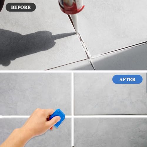 10 Stück Fugenglätter silikonfugen abzieher Silikon Abzieher Fugen Profi Silikon Fugenglätter Silikonspachtel-Silikonabzieher/Fugenabzieher für Küche,Bad,Boden,Spüle,Fenster Abdichtung