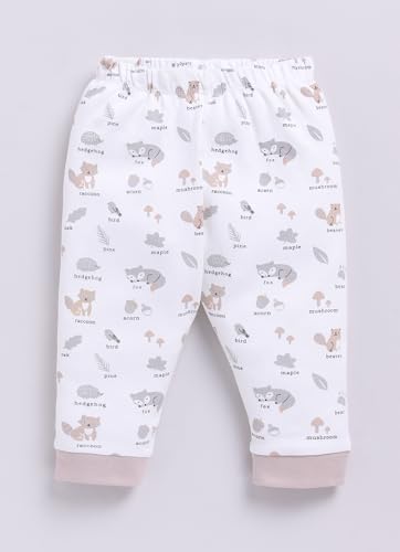 Image of Smart Baby Boys Cotton Top & Pyjama Set | Long Sleeve Round Neck T-Shirt & Full Pants | Soft Fabric | 0-18 Months | Ideal for Sleep