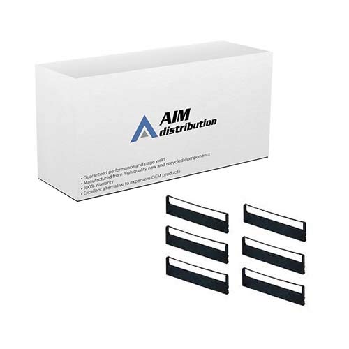 Cintas para impresora Nukote BM205 negras compatibles x6 miniatura 1
