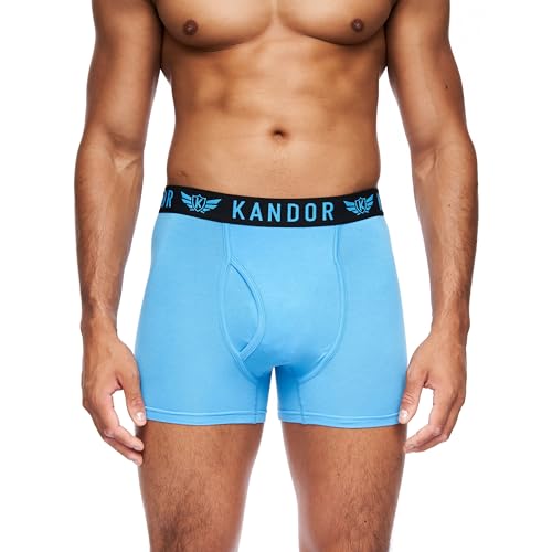 Bóxer de bambú para hombre transpirable y ropa interior suave de algodón 4