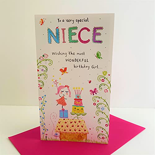 ICG Very Special Niece Wishing The Most Wonderful Birthday Girl Card - Fairy