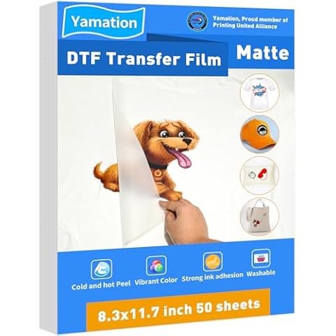 Yamation Film de Transfert DTF A4 Cover