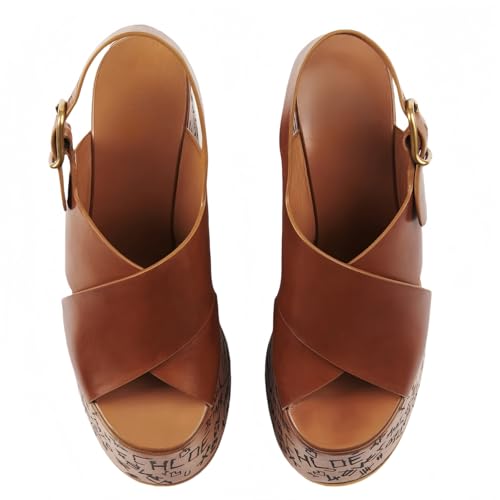 Cork Wedges Heels for Women Platform Sandals Clear Jelly Shoes Chunky Heels for Party Vacation Shoes4