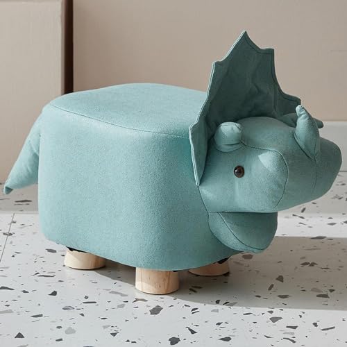 Tabouret à langer et pouf enfant hippopotame blanc à offrir