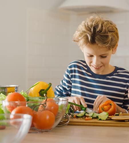 Foto von CLEARFEE Solingen Obsmesser Schälmesser Made in Germany aus Edelstahl Gemüsemesser Allzweckmesser Allesschneider sehr scharf (Bunt, 5)