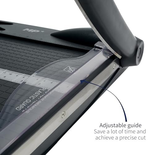 Massicot professionnel manuel A4 noir appareil découpe papier aimant de maintien - 6