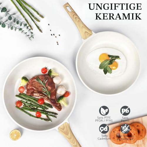 GiPP Granit Beschichtung Antihaft Bratpfanne,Induktion Omelette Pfanne – Ansicht 6