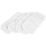 Carkio Replacement Microfiber Mop Pads Compatible with Sienna Luna Steam Mop SSM-3006,Machine Washable and Reusable (Pack of 4)