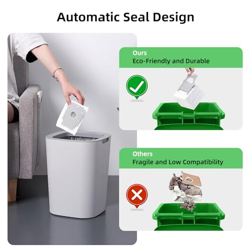 Image of 14 Pack i7 415X 104 Replacement Vacuum Bags Compatible with iRobot Roomba