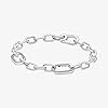 PANDORA ME Link Chain Bracelet - Bracelet for Women - Compatible with ME Charms - Features 2 Connectors - Gift for Her - Sterling Silver - With Gift Box - 5.9" #1