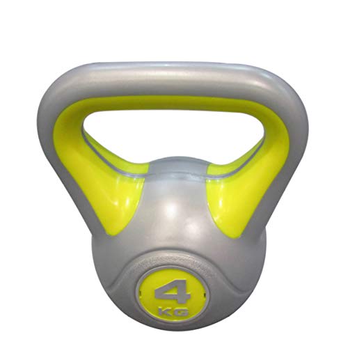 Jldn Neoprene Kettlebell Fitness, Kettlebells Portable Non-Slip Solid Cast, Kettle Bell Weightlifting Bodybuilding Strength Training Workout Equipment For Home Gym Set Or Crossfit Workouts,4Kg #TOP12