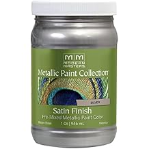 qt Modern Masters ME150 Silver Metallic Paint Collection, Satin Water-Based Decorative Metallic Paint