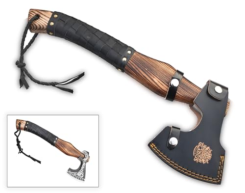 Exquisite-Handmade-Viking-Axe-Ideal-for-Collectors-Enthusiasts-Authentic-Artisan-Crafted-Medieval-Styled-Axe-with-Durable-and-Robust-High-Carbon-Steel-GC-AX11