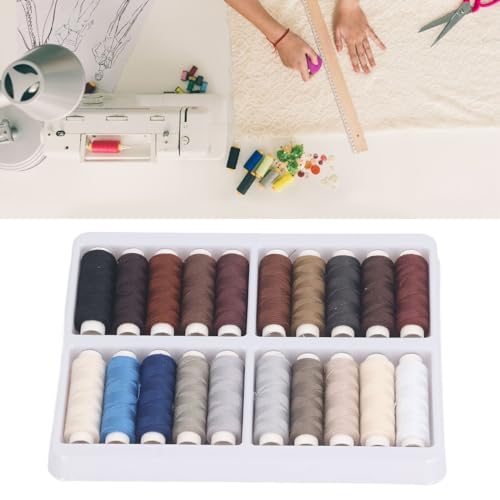 Kit de Hilos para Coser, 20 Colores de Poliéster miniatura 4