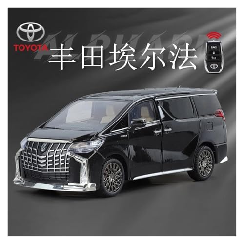Modelo de Auto Toyota Alphard 1:24 con Control de Llave miniatura 2