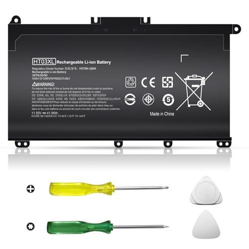 HT03XL Battery for HP L11119-855 - Pavilion 14-CE 14-CF 14-DF 14-CK 14-CM 14-DQ 14S-DQ 14S-FQ 15-CS 15-CW 15-DA 15-DB 15-DW 17-AR 17-17-BY HP 240 245 250 255 G7, 340 348 G5 Li-ion Spare Battery