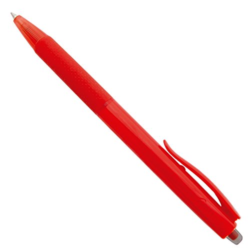 Caneta Retrátil Emborrachada x 12 Unidades, Pilot, 2410046VM, Vermelho