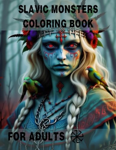 Slavic Monsters Coloring Book | for Adults | stress Relief, Relaxation | Development| Art | Draw