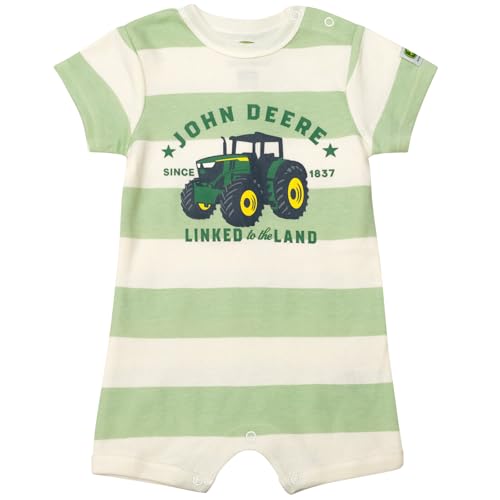 John Deere Truck Romper Newborn to Toddler Sizes (Newborn - 3T)