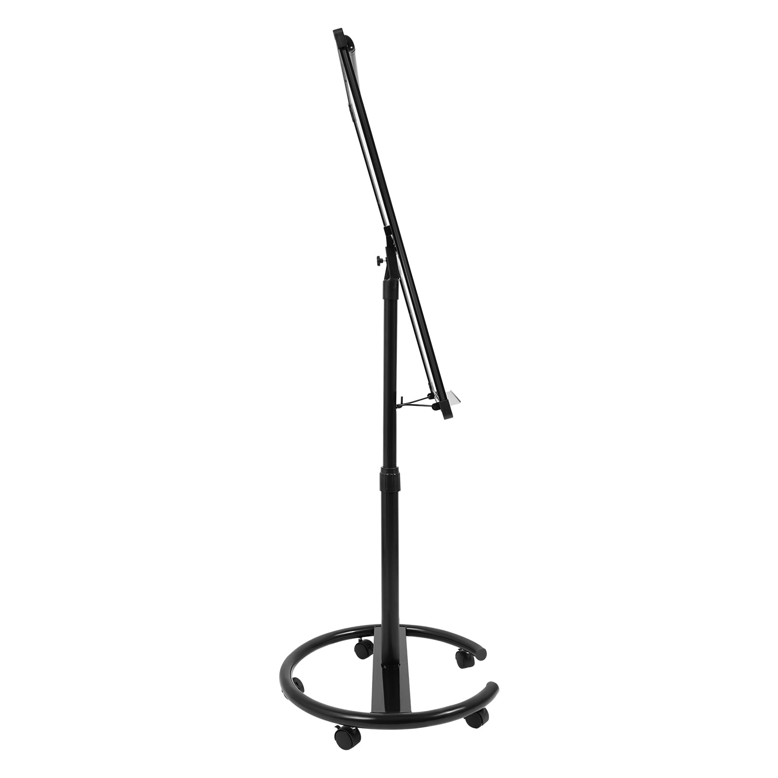 Weiß Einseitige Zeichentafel, Höhenverstellbare Zeichentafel Tragbares Magnetisches Whiteboard, für Hause Büro Schule 90 * 60cm