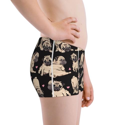 Boys' Cotton Boxer Brief Soft Underwear-French Bulldog2