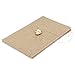 Village Wedding GuestBook Linen Beige Burlap Hessian Guest Book with Wood Heart Decoration Bridal Shower