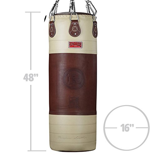 Image of Ringside Heritage 90-pound Genuine Leather Boxing Punching Heavy Bag