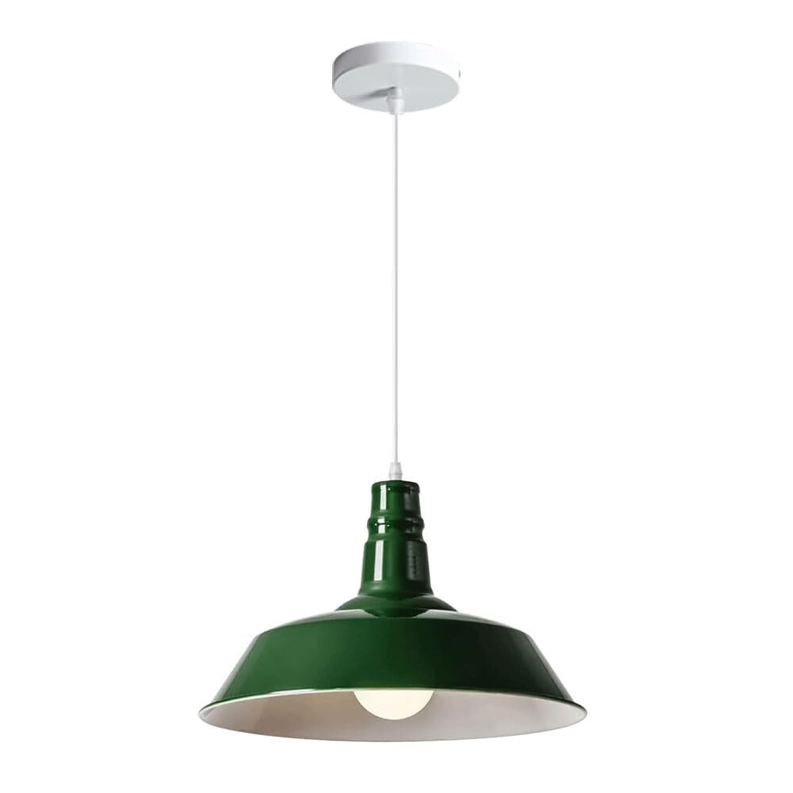 HUAYUSEDF Nordic Industrial Metal Pendant Lamp Chandelier Hanging Lighting Ceiling Fixture E27 for Restaurant Bar Farmhouse