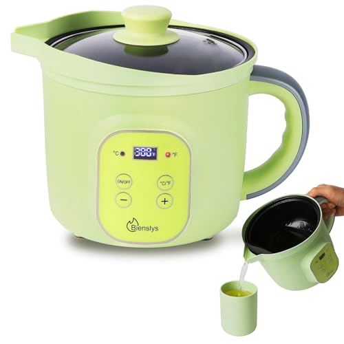 Bienslys Digital Wax Melter Pot 1.6Qts Electric Candle & Soap Making Warmer with Adjustable Thermostat (90-300F) Non-Stick Coating & Drip-Free Spout - for Wax Melting Candle Making DIY Crafts