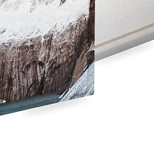 Pics Rocheux Toile Imprimée Solution Idéale pour Murs Blancs et Intérieurs Ternes