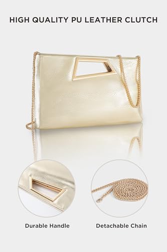 Image of Coucoland Clutch Purse for Women - Evening Bags PU Leather Glitter Fashion Purse Handbag for Wedding Party Daily | PU Leather