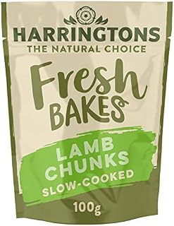 Harringtons Fresh Bakes Lamb Chunks Dog Treats, 100 g, Pack of 8