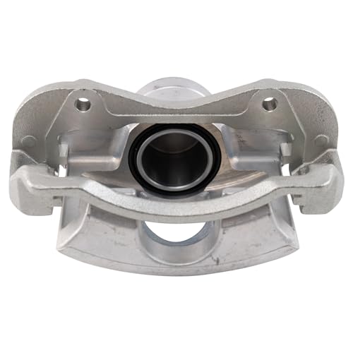 Image of TRQ Front Brake Caliper Set Zinc Coated Brackets Hardware Compatible with 2004-2009 Kia Spectra 2005-2009 Spectra5