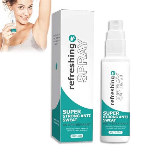 Anti Transpirant Für Männer & Frauen, Antitranspirant Deo Spray Gegen Starkes Schwitzen I Anti Schweiß Deo Bei Hyperhidrose Mit Langzeitschutz, Schwitzen Am Kopf, Schwitzige Hände