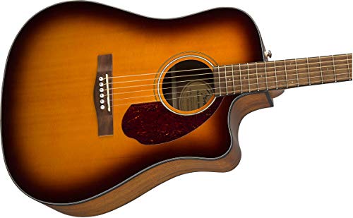 Image of Fender 0970213332 (Fender CD-140SCE Dreadnought, Walnut Fingerboard, Sunburst w /case)
