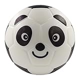 BORPEIN Soft Foam Soccer Indoor Outdoor Football Soccer Ball for Toddler(Panda)